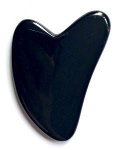 Buy Guasha-Stone Facial massager Plate ( Scraper) Gua sha from Obsidian | Online Pharmacy | https://buy-pharm.com