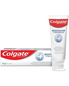 Buy Colgate Toothpaste Safe whitening, whitening, 75 ml | Online Pharmacy | https://buy-pharm.com