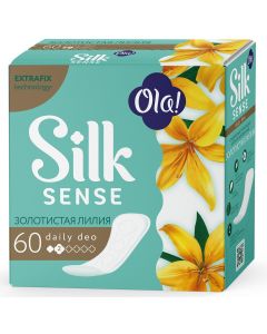 Buy Ola! Silk Sense DAILY DEO Panty liners, Golden Lily 60 pcs. | Online Pharmacy | https://buy-pharm.com