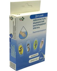 Buy SFM Hospital Products SFM adhesive plaster set for children, waterproof # 10, 10 pcs | Online Pharmacy | https://buy-pharm.com