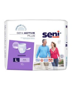 Buy Urological briefs Seni Active Plus, for moderate to severe incontinence, size L (3), 10 pcs | Online Pharmacy | https://buy-pharm.com
