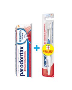 Buy Parodontax toothpaste Comprehensive protection, 75 ml + toothbrush | Online Pharmacy | https://buy-pharm.com