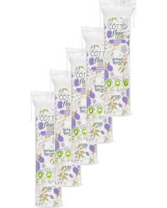 Buy Cotto Fleur cotton pads, 100 pcs x 5 packs | Online Pharmacy | https://buy-pharm.com