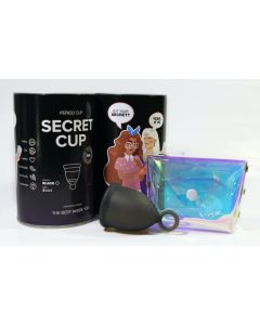 Buy SECRET CUP menstrual cup, black, size s | Online Pharmacy | https://buy-pharm.com