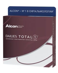 Buy Contact lenses Alcon Dailies Total 1 (90) Daily, -2.25 / 14.1 / 8.5, 90 pcs. | Online Pharmacy | https://buy-pharm.com