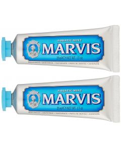 Buy Marvis Toothpaste set Aquatic Mint Fresh mint, 2 pcs 25 ml | Online Pharmacy | https://buy-pharm.com