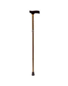 Buy 10121 Folding cane with T-shaped wooden handle, BZ (bronze) with OOPs | Online Pharmacy | https://buy-pharm.com