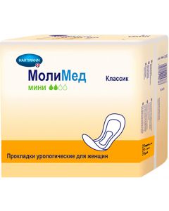 Buy HARTMANN MoliMed Classic mini Urological pads 28 pcs. | Online Pharmacy | https://buy-pharm.com
