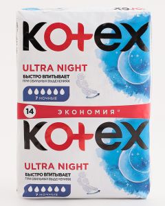 Buy Kotex Ultra Net Night hygiene pads, 14 pcs | Online Pharmacy | https://buy-pharm.com