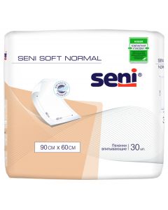Buy Medical diaper Seni Seni Hygienic diapers Seni Soft Normal 90 cm x 60 cm 30 pcs, 60 x 90 cm, 30 pcs | Online Pharmacy | https://buy-pharm.com