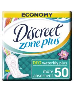Buy Women's Panty Liners DISCREET Deo Water Lily Plus, 50 pcs. | Online Pharmacy | https://buy-pharm.com