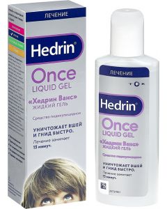 Buy Pediculicidal remedy Hedrin Vance Hedrin Once liquid gel, 100 ml | Online Pharmacy | https://buy-pharm.com