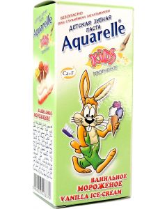 Buy AQUARELLE KIDS Children's toothpaste with vanilla ice cream flavor, 50 ml  | Online Pharmacy | https://buy-pharm.com