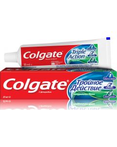 Buy Colgate Complex toothpaste 'Triple action. Natural mint', 50 ml | Online Pharmacy | https://buy-pharm.com