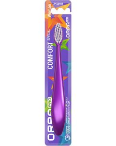 Buy Toothbrush ORRAPRO Comfort special woman, medium hard, assorted | Online Pharmacy | https://buy-pharm.com
