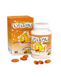Buy Vitamins for children Kusalochka immuno, chewable 60 capsules, polymer can | Online Pharmacy | https://buy-pharm.com
