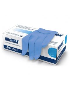 Buy Archdale Nitrimax household nitrile gloves M, blue (100 pieces, 50 pairs) | Online Pharmacy | https://buy-pharm.com