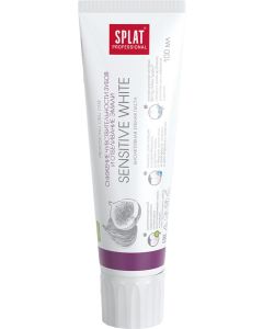 Buy Toothpaste Splat Sensitive White whitening and reducing the sensitivity of teeth with fig extract 100 ml | Online Pharmacy | https://buy-pharm.com
