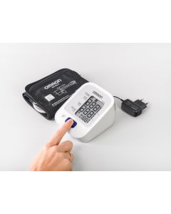 Buy Omron M2 Basic automatic tonometer with adapter and multi-size cuff 22-42 cm, with technology intellectual measurement Intellisense | Online Pharmacy | https://buy-pharm.com