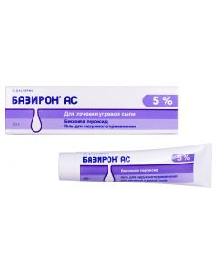 Buy Baziron AS Facial gel, tube, 5%, 40 g | Online Pharmacy | https://buy-pharm.com