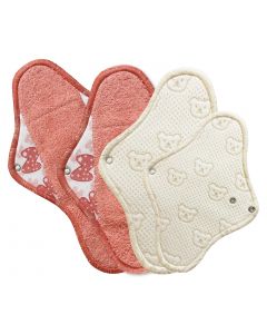 Buy Ecolavanda reusable sanitary pads: Set '4 sizes, peach', 4 pcs. | Online Pharmacy | https://buy-pharm.com