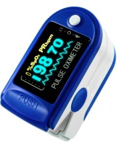 Buy Medical pulse oximeter (oximeter) 2-in-1 finger heart rate monitor + batteries included | Online Pharmacy | https://buy-pharm.com