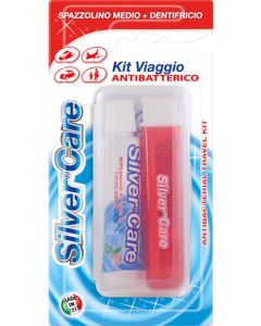 Buy Travel set Silver Care travel brush + gel toothpaste, 25 ml, assorted colors  | Online Pharmacy | https://buy-pharm.com