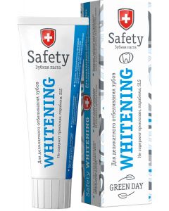 Buy Green Day Safety Whitening Toothpaste for delicate teeth whitening, 100 ml | Online Pharmacy | https://buy-pharm.com