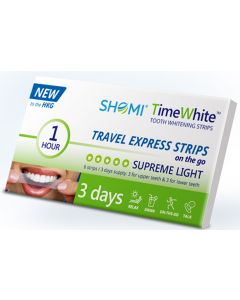 Buy Teeth whitening strips Shomi Supreme Light 3 Days Whitening strips for sensitive teeth 6 strips | Online Pharmacy | https://buy-pharm.com
