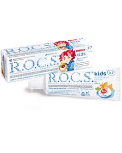 Buy ROCS Toothpaste for children Fruit cone without fluoride, 45 g | Online Pharmacy | https://buy-pharm.com