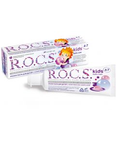 Buy ROCS Toothpaste for children Bubble Gum, 45 g | Online Pharmacy | https://buy-pharm.com