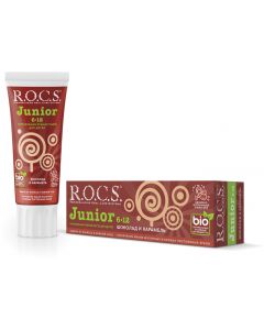 Buy ROCS Junior Toothpaste Chocolate and Caramel, 74 g | Online Pharmacy | https://buy-pharm.com