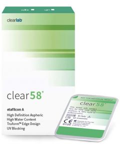 Buy Clearlab Clear contact lenses 58 / 8.3 / Monthly, -2.50 / 14.0 / 8.3 , 6 pcs. | Online Pharmacy | https://buy-pharm.com