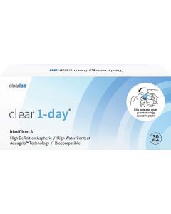 Buy ClearLab contact lenses ClearLab Clear 1-Day contact lenses / 30 pcs / 8.7 / 14.2 Daily, -0.50 / 14.2 / 8.8, 30 pcs. | Online Pharmacy | https://buy-pharm.com