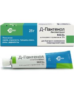 Buy D-Panthenol ointment for external use. approx. 5% tube 25g | Online Pharmacy | https://buy-pharm.com