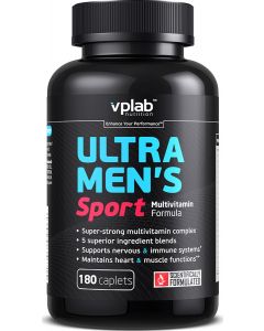 Buy Vitamin and mineral complex for men Vplab 'Ultra Men's Sport Multivitamin Formula', 180 capsules | Online Pharmacy | https://buy-pharm.com