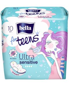 Buy Sanitary pads Bella for Teens Sensitive, 10 pcs | Online Pharmacy | https://buy-pharm.com