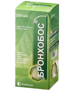Buy Bronchobos syrup 125 mg / 5 ml fl. 200ml | Online Pharmacy | https://buy-pharm.com