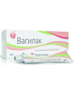 Buy Vagilak moisturizing gel for intimate hygiene, tube with applicator, 50 g | Online Pharmacy | https://buy-pharm.com