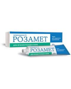 Buy Rosamet (metronidazole) cream 1% tube 25 g  | Online Pharmacy | https://buy-pharm.com