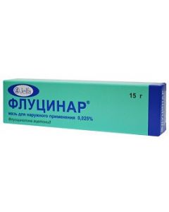 Buy Flucinar ointment for external use. approx. 0.025% tube 15g | Online Pharmacy | https://buy-pharm.com
