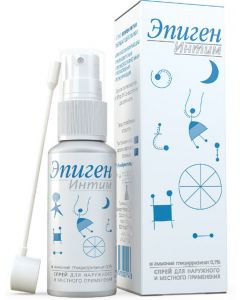 Buy Epigen intimate spray d / places. and plank beds. approx. 0.1% point 15ml | Online Pharmacy | https://buy-pharm.com