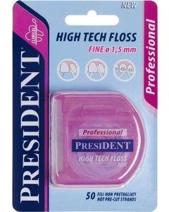 Buy PresiDENT High dental floss Tech, for the care of the bracket system, diameter 1.5 mm | Online Pharmacy | https://buy-pharm.com
