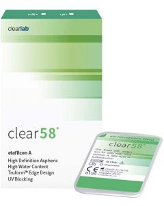 Buy ClearLab Contact Lenses ClearLab Clear Contact Lenses 58/6 pcs / 8.3 / 14.0 Monthly, -5.00 / 14.0 / 8.3, 6 pcs. | Online Pharmacy | https://buy-pharm.com
