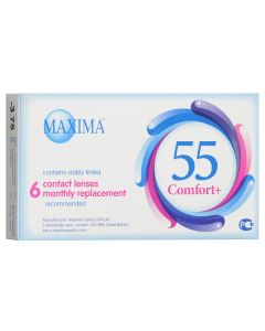 Buy Contact lenses Maxima Optics Maxima contact lenses 55 Comfort Plus 6pcs / 8.6 Monthly, -3.75 / 14.2 / 8.6, 6 pcs. | Online Pharmacy | https://buy-pharm.com