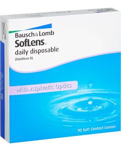 Buy Contact lenses Bausch + Lomb Bausch + Lomb Contact lenses SofLens Daily Disposable 90 pcs Quarterly, -7.00, 90 pcs. | Online Pharmacy | https://buy-pharm.com