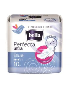 Buy Bella Super-thin pads 'Perfecta Ultra' Blue, 10 pcs | Online Pharmacy | https://buy-pharm.com