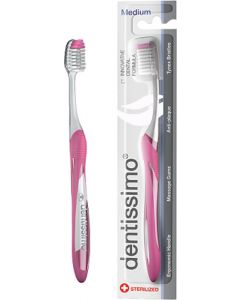 Buy Dentissimo 'Medium' toothbrush, assorted colors | Online Pharmacy | https://buy-pharm.com