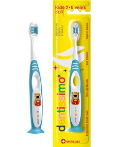 Buy Toothbrush Dentissimo, children, from 2 to 6 years old, color in assortment | Online Pharmacy | https://buy-pharm.com