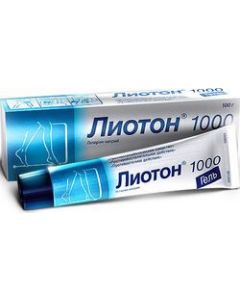 Buy Lyoton 1000 Gel for external use, 100 g | Online Pharmacy | https://buy-pharm.com